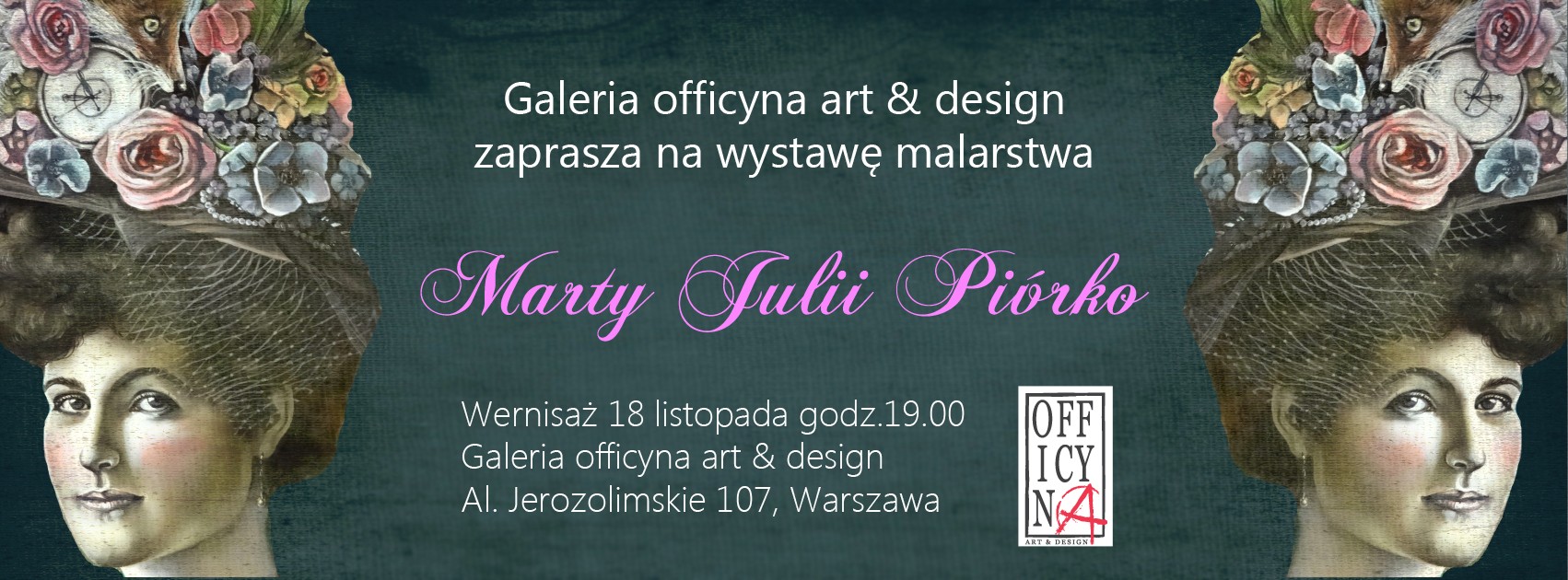 Wernisaż wystawy malarstwa Marty Julii Piórko